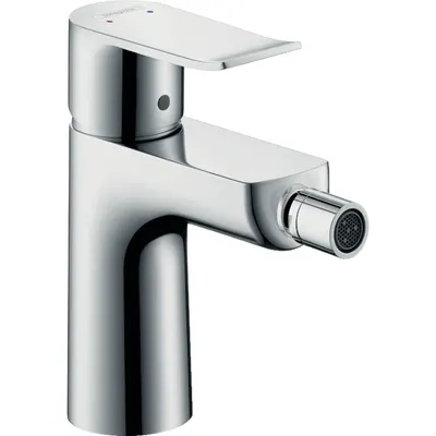 Baterie bideu cu ventil pop-up, crom, Hansgrohe Metris
