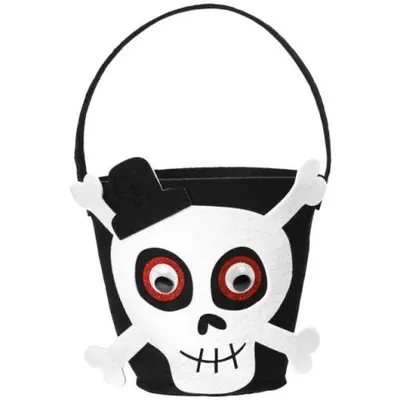 Geanta cos schelet halloween Widmann Italia 01347