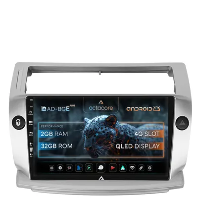 Navigatie Citroen C4 (2004-2014), Android, E-Octacore 2GB RAM + 32GB ROM, 9 Inch - AD-BGE9002+AD-BGRKIT346