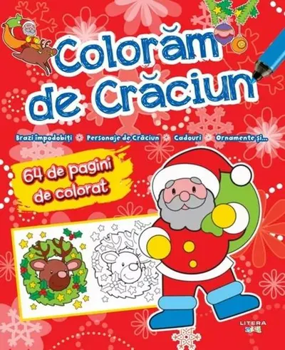 Colorăm de Crăciun - Paperback brosat - ***