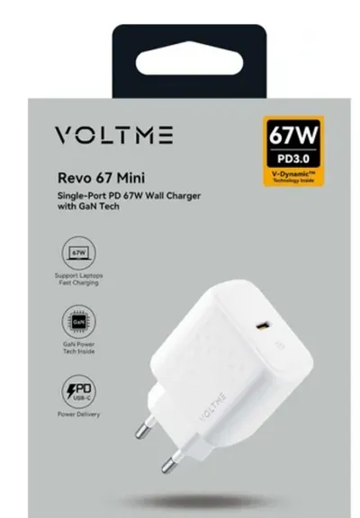 Încărcător Voltme - Revo 67 mini , 67W, alb