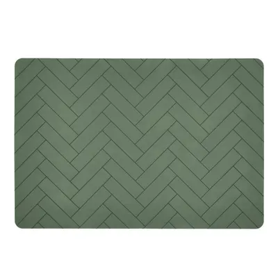 Suport din silicon pentru farfurie Södahl Tiles, 33 x 48 cm, verde