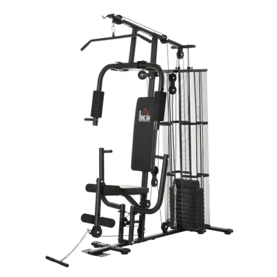 HOMCOM Stație de Fitness Multifunctionala pentru sala si casa, din Oțel