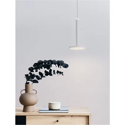 Lampa suspendata PALENCIA Mat Alb Metal LED 11 Wat 230 Volt 414Lm 3000K IP20