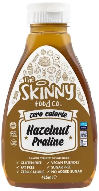 Skinny Syrup Hazelnut Praline, 425 ml, Skinny Food Co