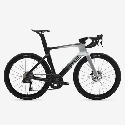 Bicicletă șosea Shimano Ultegra DI2 2x12v senzor de putere RCR-F Pro Gri