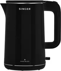 Fierbător electric Singer - WK-15030 PBL, 2200W, 1,5 l, neagră