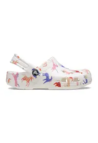 Saboti slingback Classic Character - Alb/Roz/Albastru