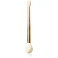 ICONIC London Highlight & Blush Brush pensulă cu două capete pentru fard de obraz și contur 1 buc