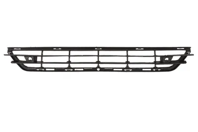 Grila ventilatie bara protectie potrivit VOLVO S60 II 2013-2019 - (cu orificii senzor parcare, plastic, negru)