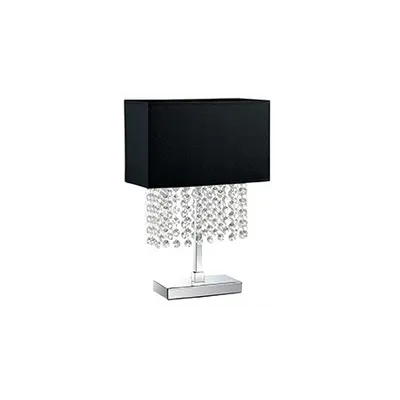 Veioza Phoenix, 1 bec, dulie E14, L:150 mm, H:370 mm, Negru