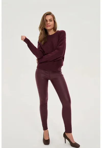 Pantaloni Burgundy Cerati - Visiniu