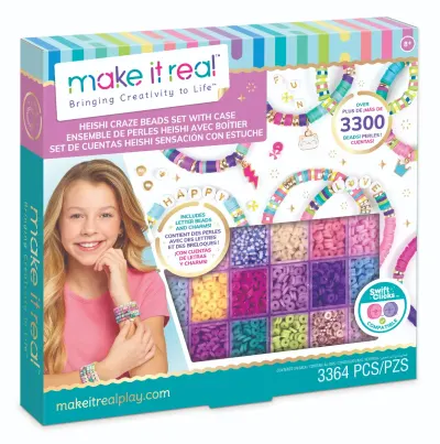 Set margele in cutie, Make It Real, Heishi Craze, 3364 piese