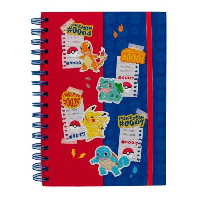 Notebook cu Sina A5 Pokemon - Blue & Red Partners