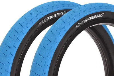 Set cauciucuri BMX KHE ACME 20 inch x 2,40 inch albastru