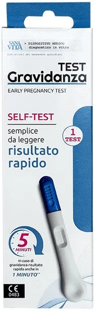 Test Sanavita pentru detectarea precoce a sarcinii, 1 unitate, Paladin Pharma