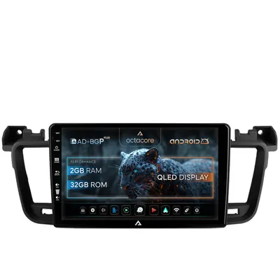 Navigatie Peugeot 508 (2010-2018), Android, P-Octacore 2GB RAM + 32GB ROM, 9 Inch - AD-BGP9002+AD-BGRKIT264