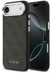 Husă Guess - Metal Logo, iPhone Air, MagSafe, negru