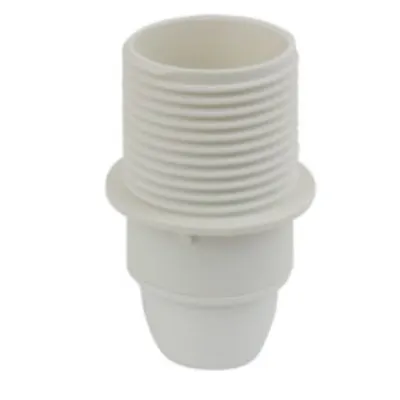 Dulie E14 Threaded Plastic Entry White