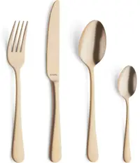 Set tacâmuri Amefa - Austin, 24 piese, auriu mat, strat PVD
