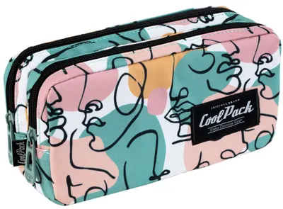 Penar școlar dreptunghiular Cool Pack Primo - Art Deco, cu 2 fermoare