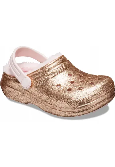 Saboti Izolati Copii - Classic Lined Glitter 207462 Clog - Auriu - Auriu
