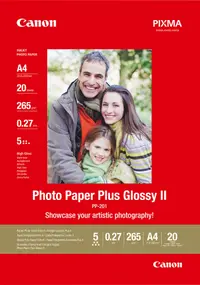 Hârtie foto Canon - PP-201 Plus Glossy II, A4, 20 coli