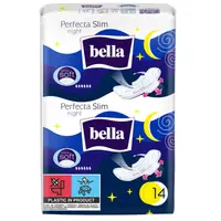 Absorbante igienice BELLA Percta Ultra Night Soft, TZMO | 14 bucati