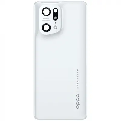 Capac Baterie Oppo Find X5 Pro, Alb (Ceramic White), Swap 4150008