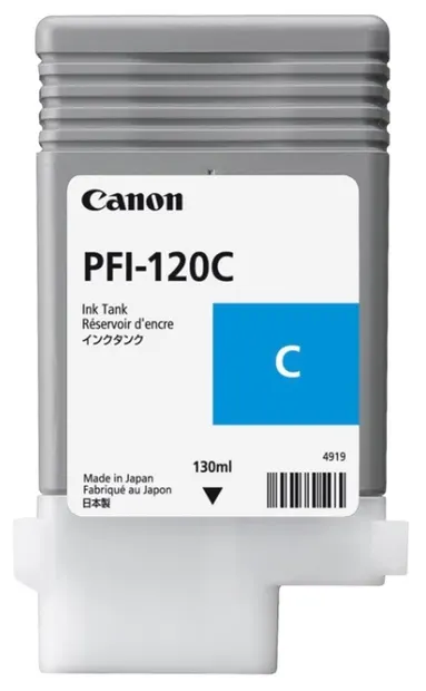 Cartuș cu cerneală Canon PFI-120, pentru iPF TM-205/300/305, сyan