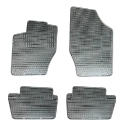 Set covorase auto din cauciuc Citroen C4 I, II 2004-2010 2011-2017 culoare Gri, presuri FROGUM, 4 buc.