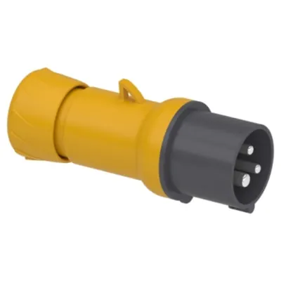 Stecher mobil Mureva, Drept, 16A, 2P + E, 100, 130 V AC, IP44