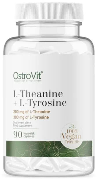 L-Theanine + L-Tyrosine, 90 capsule, OstroVit