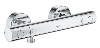 Baterie dus Grohe Grohtherm 800 Cosmopolitan 34765000, 1/2, aparenta, termostat, protectie oparire, protectie reflux, filtru impuritati, Crom