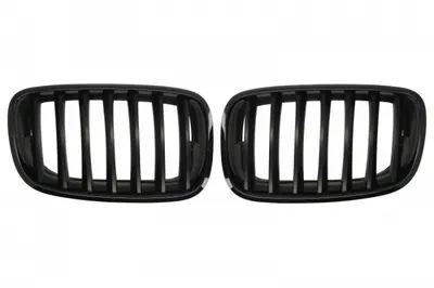 Grila radiator fata (Set 2 bucati, negru negru lucios) potrivit BMW X5 (E70) 3.0-4.8 10.06-07.13 02.07-06.13