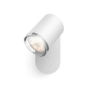 HUE Kit Spot Adore 1 x LED 350lm BT (1 Adore + Ambiance GU10 + dimmer) Alb IP44