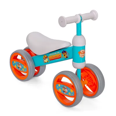 Bicicleta fara pedale copii Paw Patrol (Patrula Catelusilor) baieti, 4 roti