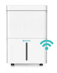 Dezumidificator AlecoAir D40 Vollo, WiFi, 40 L/24 h, FanStop, Ionizare, Uscare rufe, Pentru 125 mp, Timer, Sleep