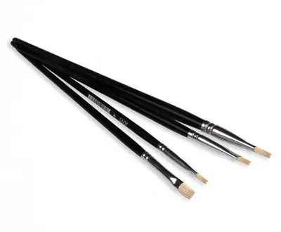 Set de 4 pensule cu mâner lung