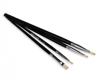 Set de 4 pensule cu mâner lung
