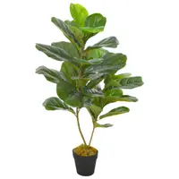 Gossi planta artificiala ficus cu ghiveci, verde, 90 cm