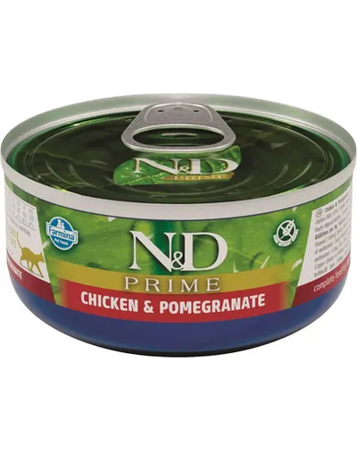 FARMINA N&D Cat prime chicken&pomegranate Hrana umeda pentru pisici, cu pui si rodie, 70 g