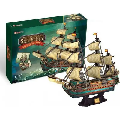 Puzzle 3D Cubic Fun 248 piese nava San Felipe