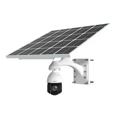 Camera supraveghere rotativa IP Speed Dome PTZ 4G cu panou solar Dahua Starlight WizSense, 4 MP, 5 mm–125 mm, IR 100 m, 25x, detectie faciala, slot card, IP66