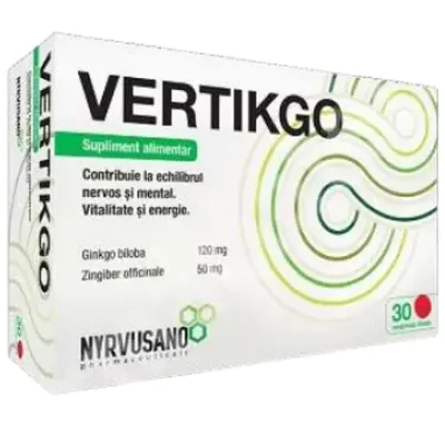 Vertikgo, Nyrvusano Pharmaceuticals | 30 comprimate