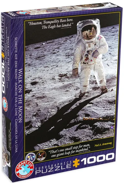 Puzzle Eurographics din 1000 de piese - Plimbare pe luna