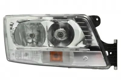 Far dreapta (2 H7 H21W LED PY21W, manual, cu lumina de zi, culoare insert: crom platinat, culoare indicator: transparent) potrivit MAN TGX I 06.06-09.21