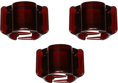 LinziClip Mini Agrafă de păr, caramel, 3 buc