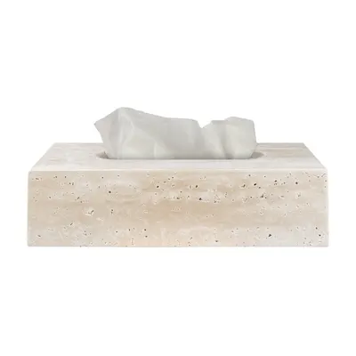Cutie pentru șervețele din piatră Travertine – Mette Ditmer Denmark