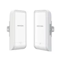 Kit Acces Point wireless bridge pentru exterior Hikvision DS-3WF1000-EI-2N, 2 porturi, 2.4 GHz, 300 Mbps, 1000 m, PoE Pasiv